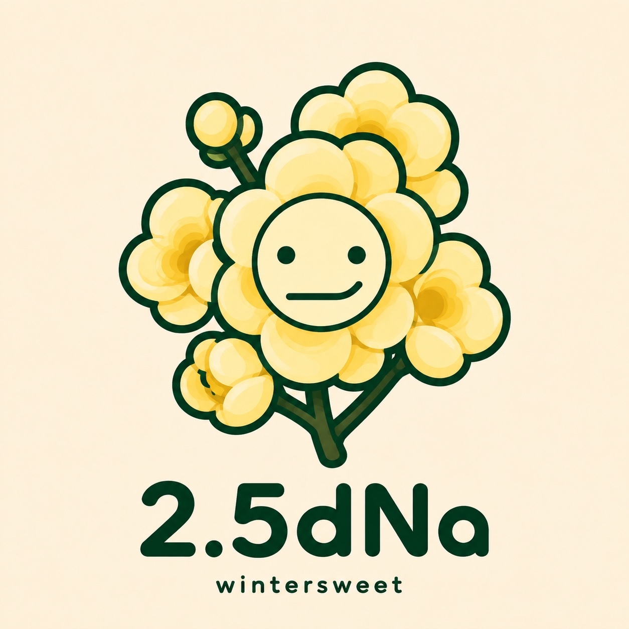 蝋梅様花序と一体化した2.5dNa候補個体に関する植物性・開花状態初期観測報告